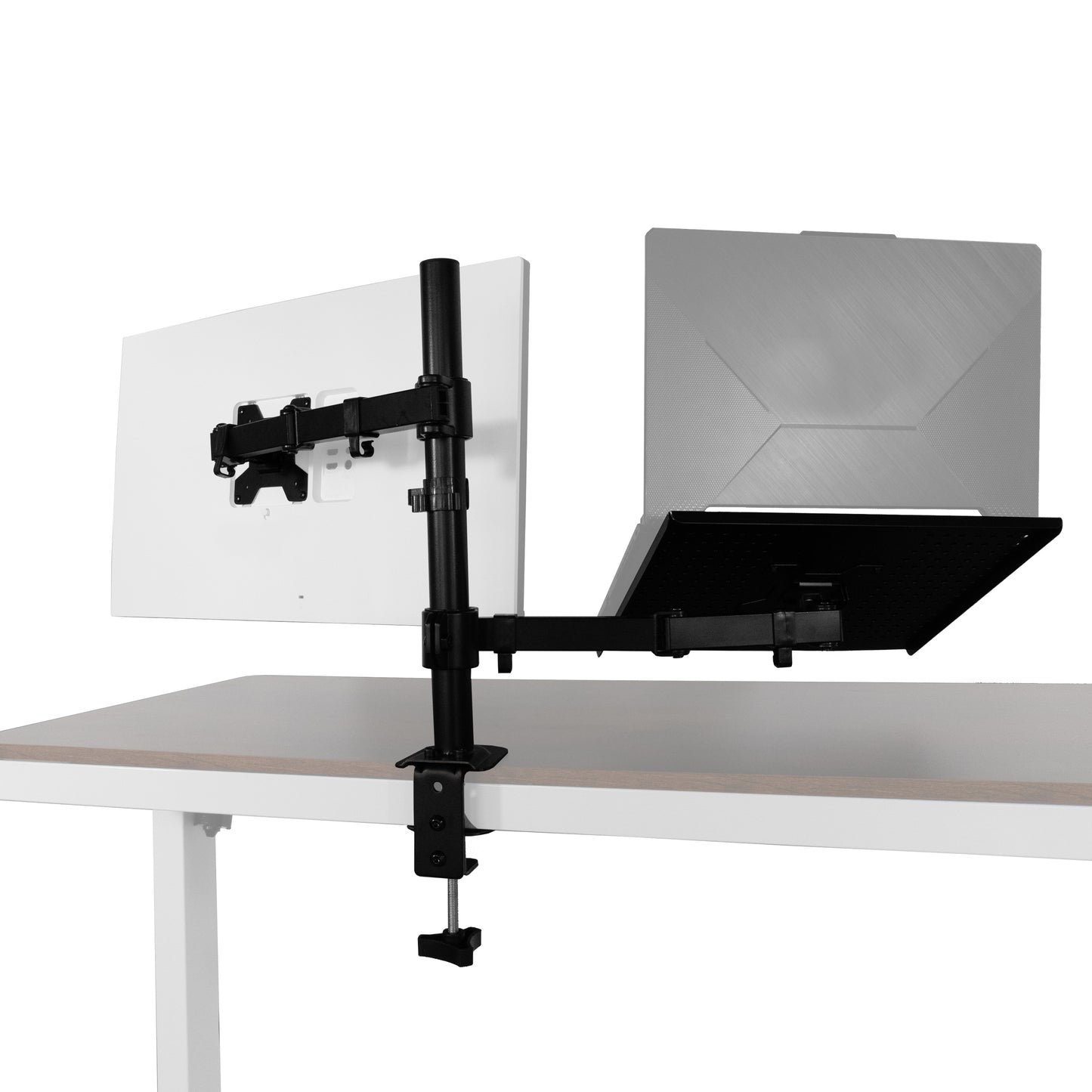 Suport pentru Laptop și Monitor Vitaholm Dual-Arm
