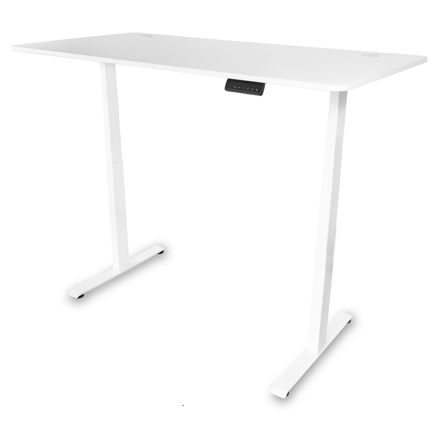Birou Reglabil Electric Vitaholm Heavy-Duty Dual-Thrust White