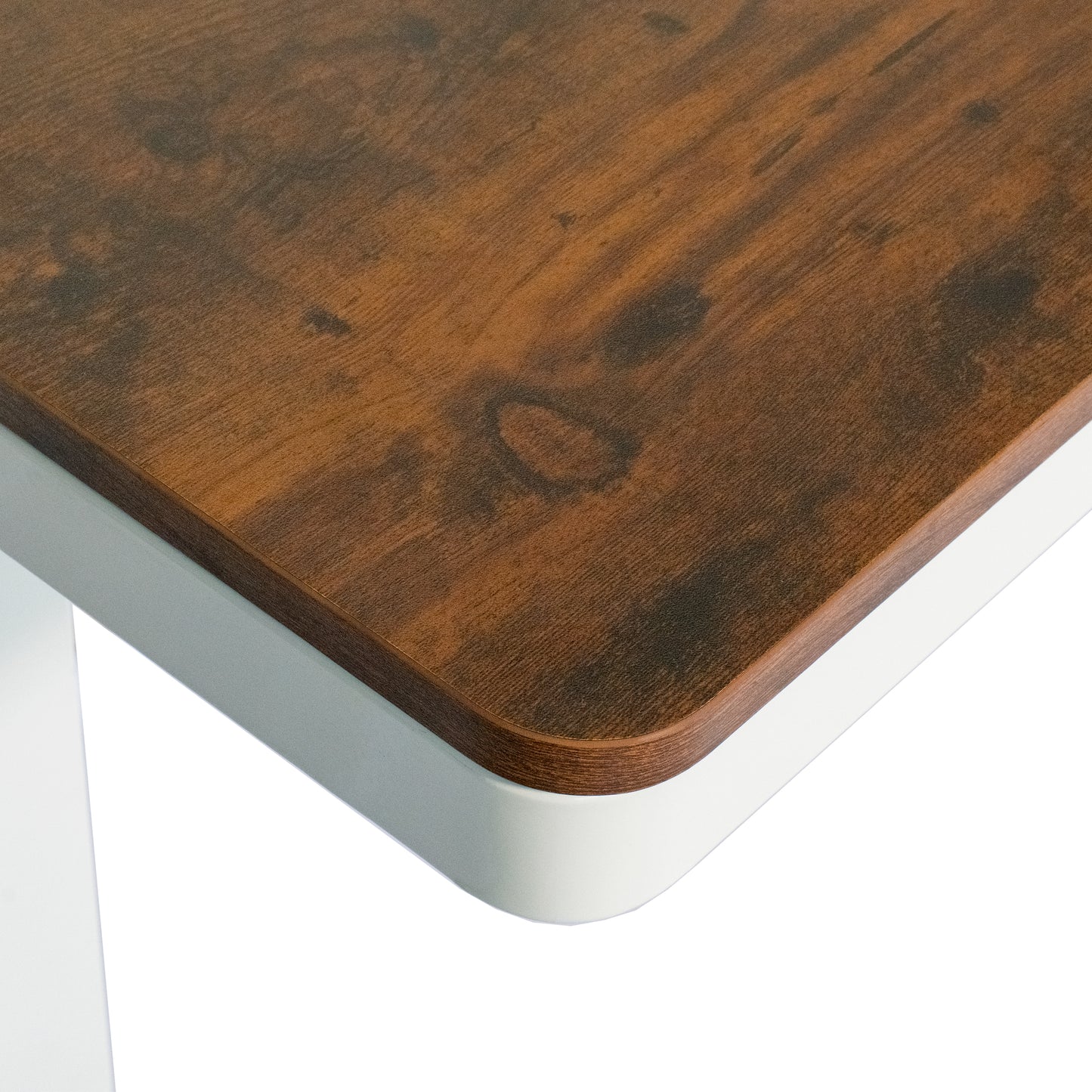 Birou reglabil electric Vitaholm Executive White wood