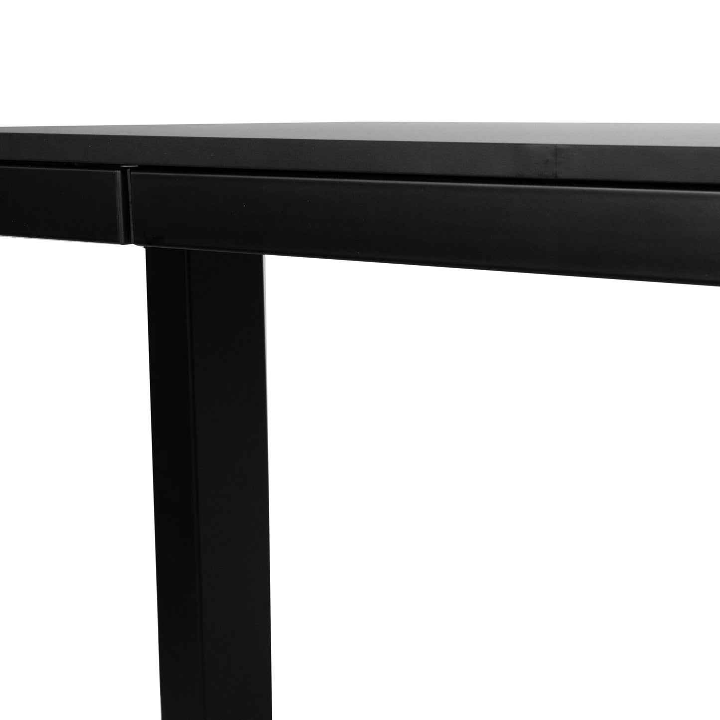 Birou reglabil electric Vitaholm Executive Black Wood
