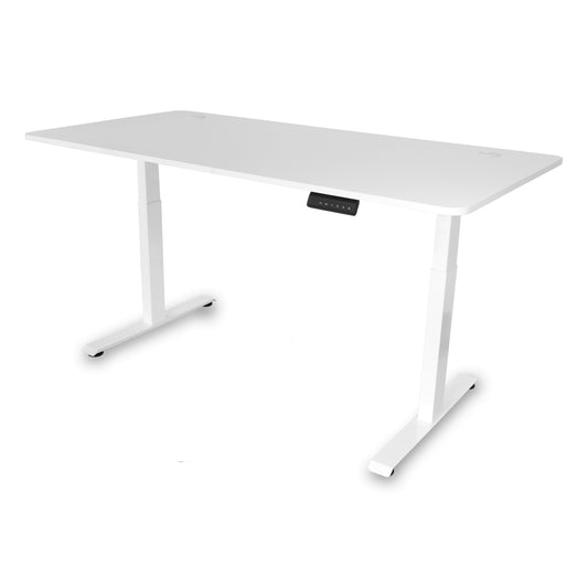 Birou Reglabil Electric Vitaholm Heavy-Duty Dual-Thrust White
