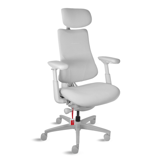 Scaun de birou ergonomic LiberNovo Omni alb nou
