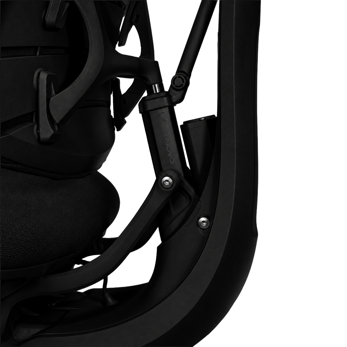 Scaun de birou ergonomic LiberNovo Omni negru nou – detaliu 3