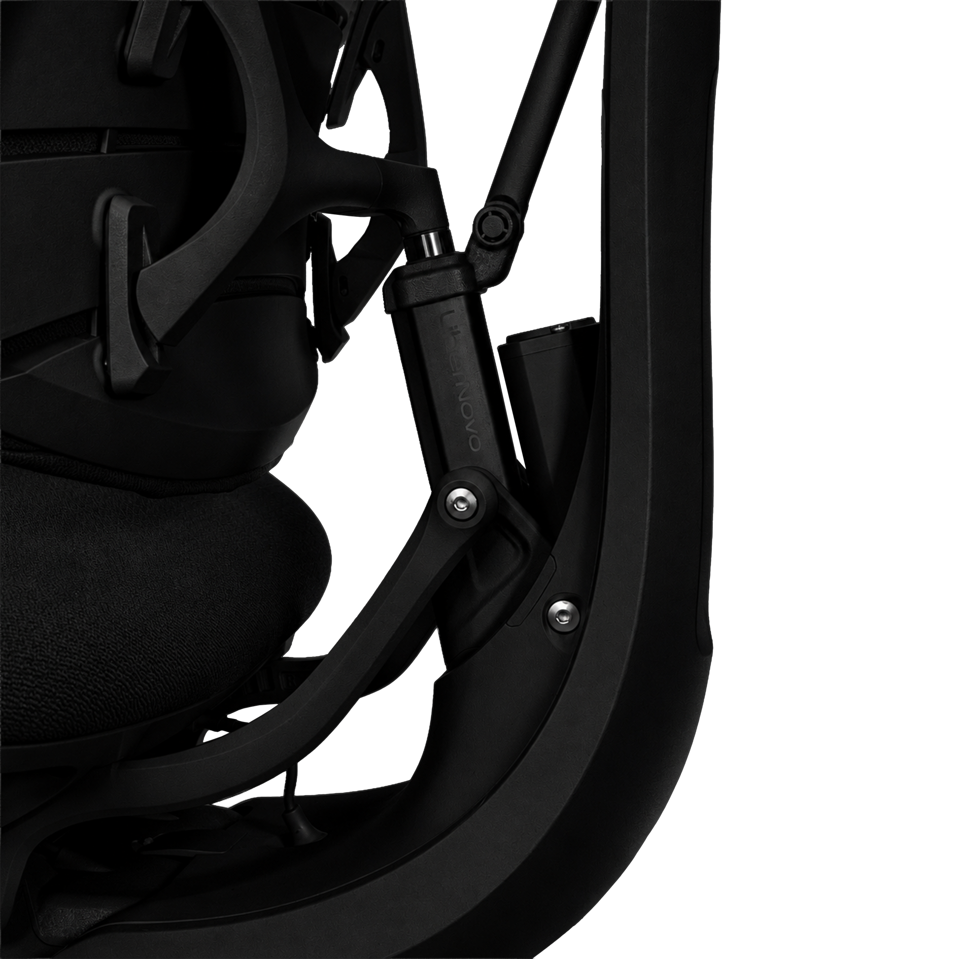Scaun de birou ergonomic LiberNovo Omni negru nou – detaliu 3