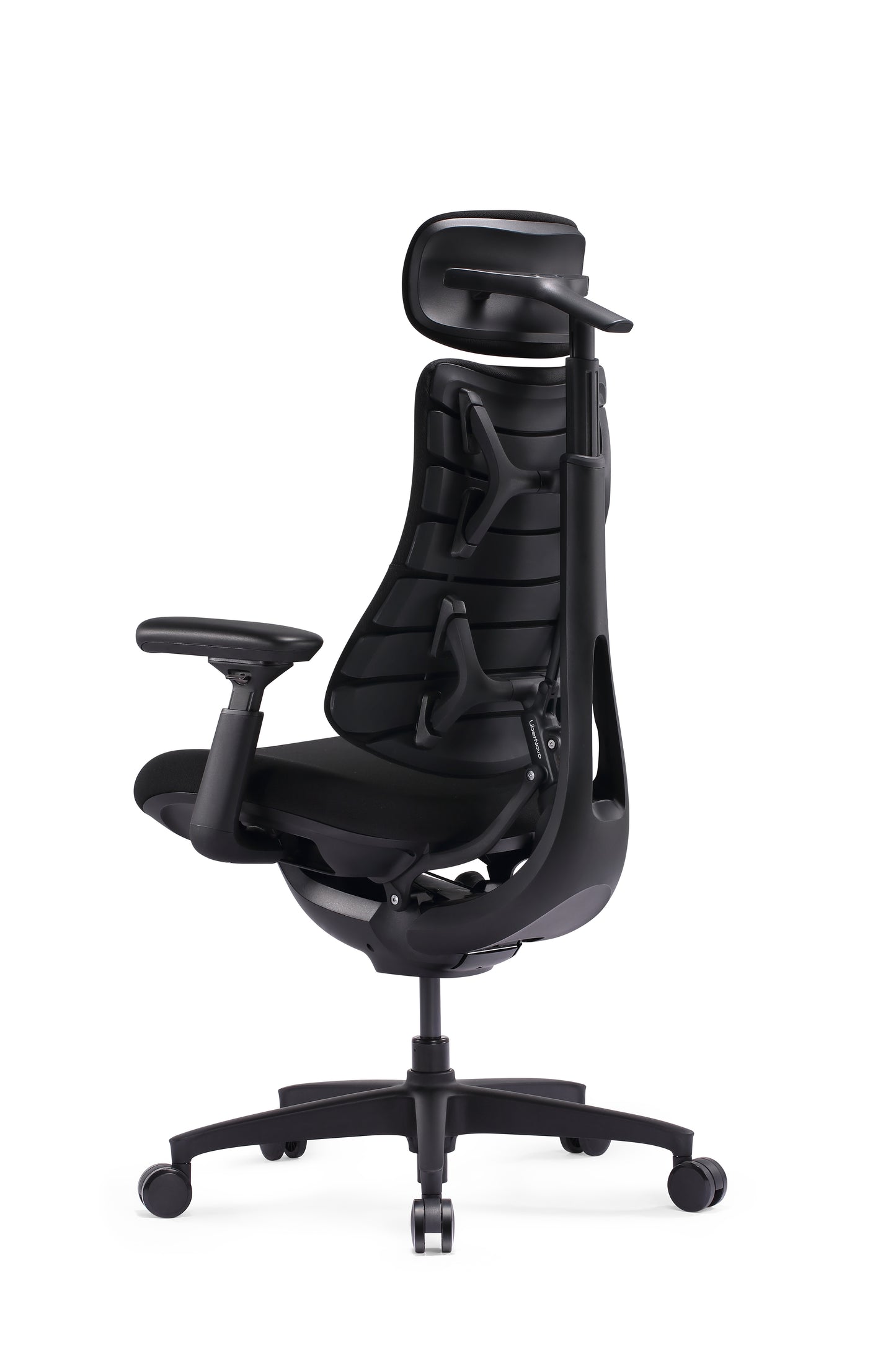 Scaun de birou ergonomic LiberNovo Omni SE Dynamic negru – vedere din spate