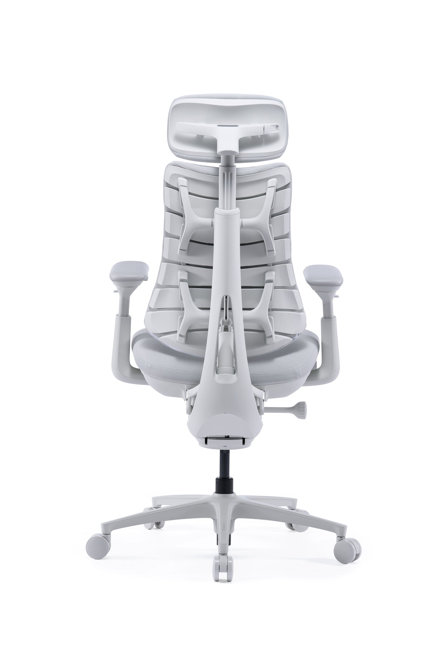 Scaun de birou ergonomic LiberNovo Omni GEN Dynamic alb – vedere laterală