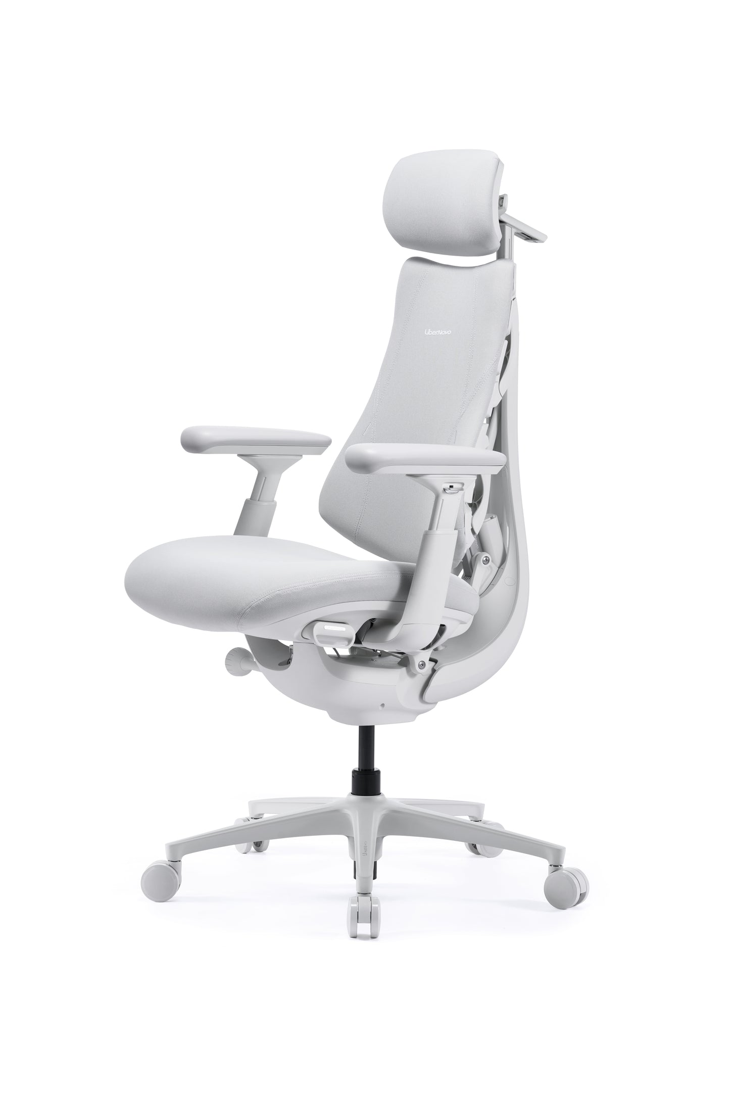 Scaun de birou ergonomic LiberNovo Omni GEN Dynamic alb – vedere din spate