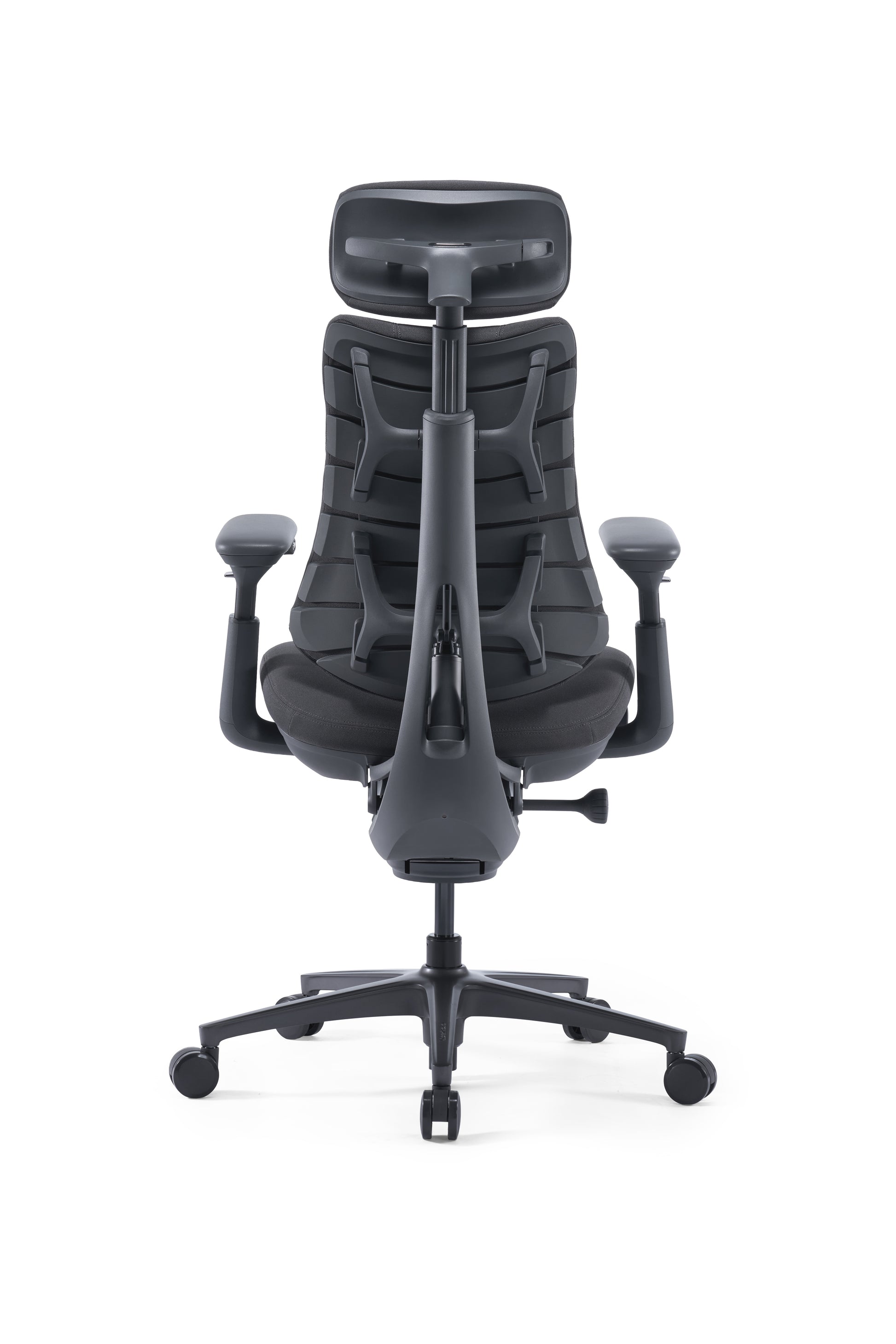Scaun de birou ergonomic LiberNovo Omni GEN Dynamic negru – vedere din spate