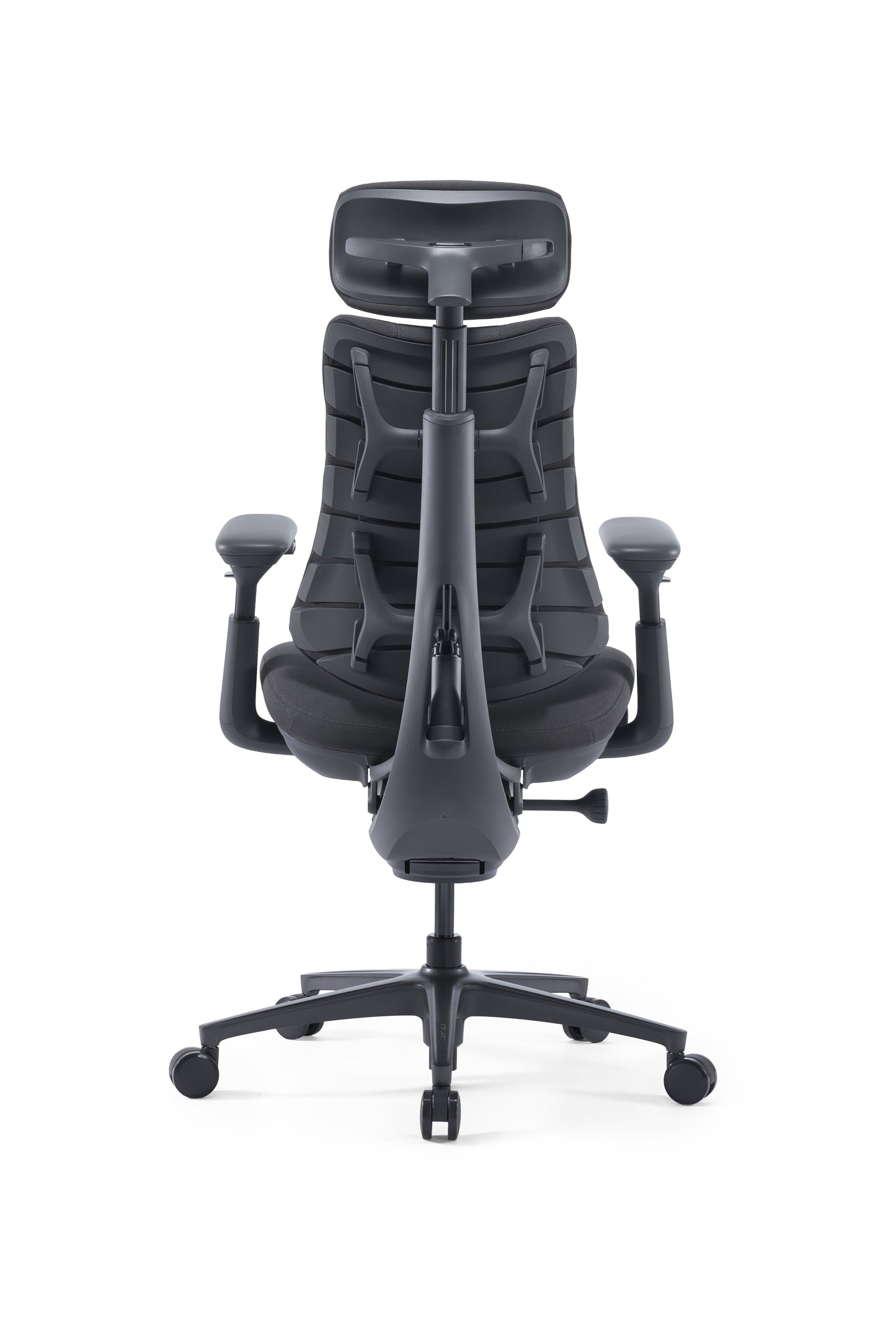 Scaun de birou ergonomic LiberNovo Omni PRO Dynamic negru – vedere laterală