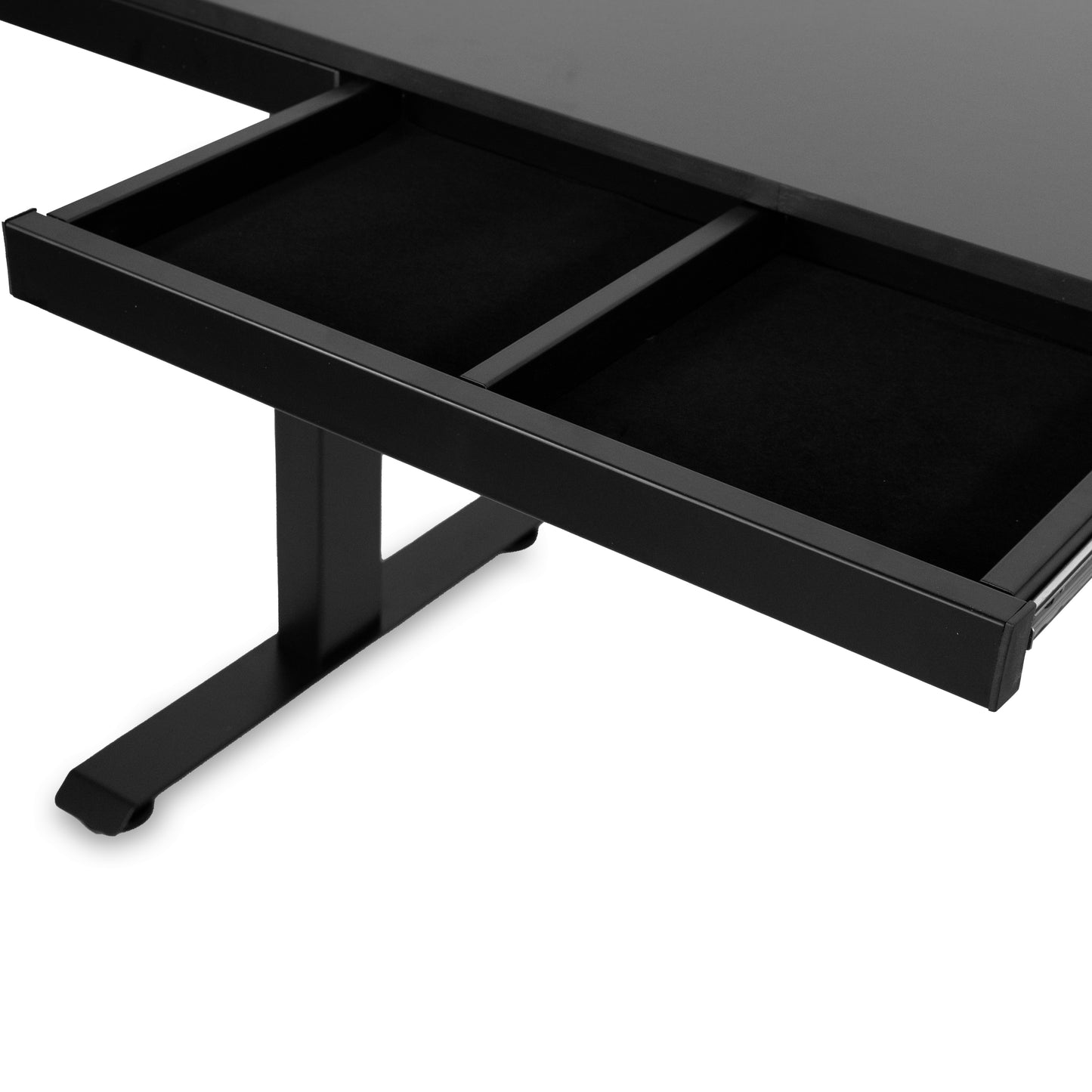 Birou reglabil electric Vitaholm Executive Black Wood
