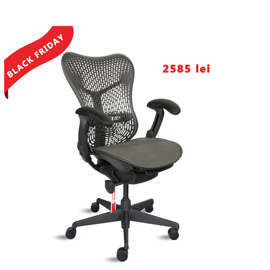 Scaun de birou Herman Miller Mirra 1 Refurbished Black