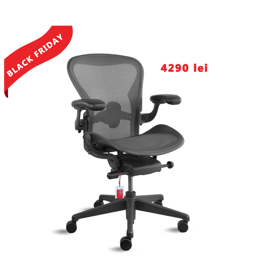 Scaun de birou Herman Miller Aeron Remastered A suport lombar pad