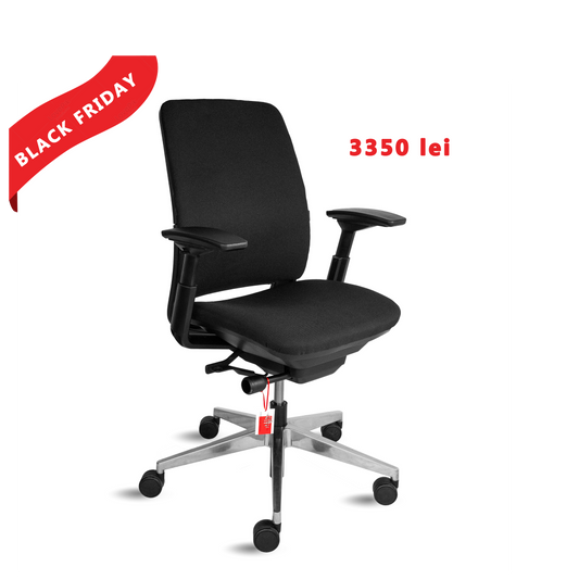 Scaun de birou Steelcase Amia negru
