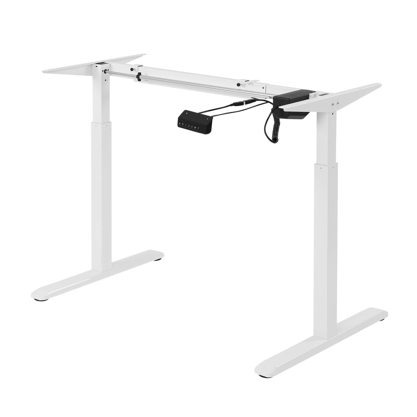 Pret promotional! Birou Reglabil / Standing Desk cu memorie ALB 1380X670X25mm Nou/Factura/Garantie