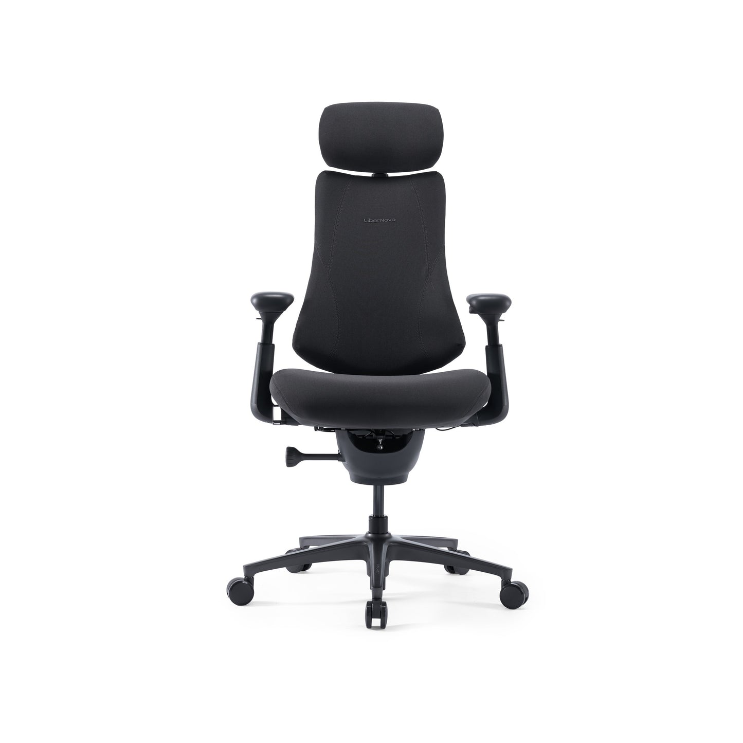 Scaun de birou ergonomic LiberNovo Omni GEN Dynamic negru – vedere din față