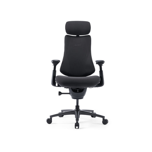 Scaun de birou ergonomic LiberNovo Omni GEN Dynamic negru – vedere din față
