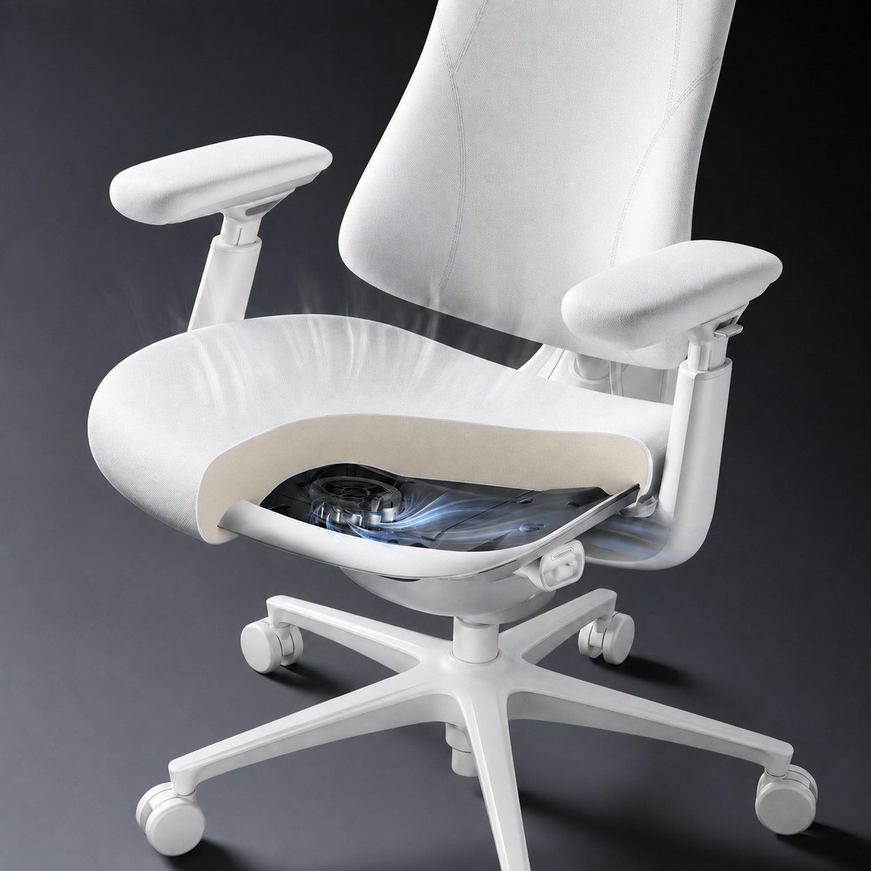 LiberNovo Omni GEN Dynamic Ergonomic Glacier White