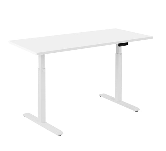 Pret promotional! Birou Reglabil / Standing Desk cu memorie ALB 1380X670X25mm Nou/Factura/Garantie