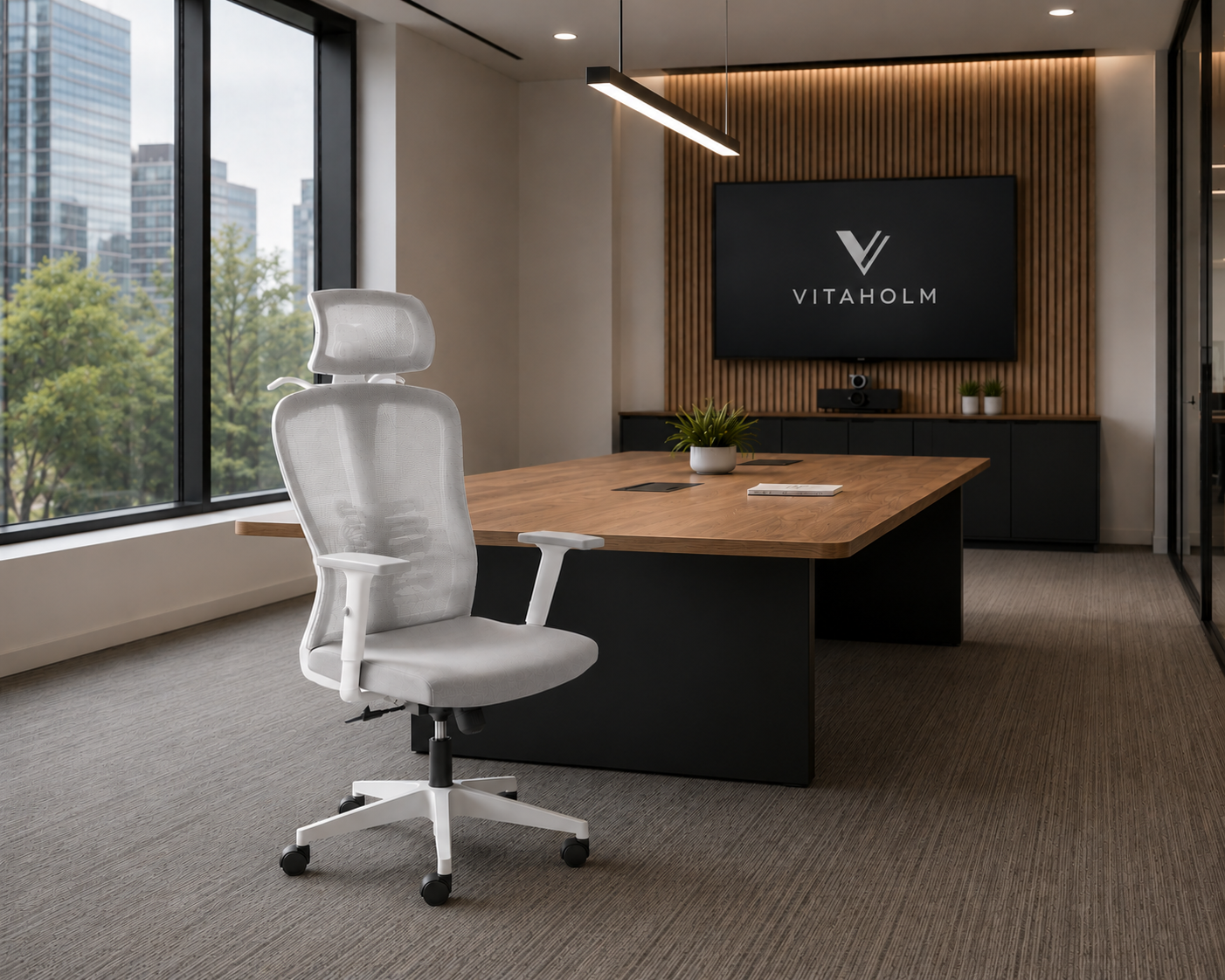 Scaun de Birou Vitaholm Space V2 White